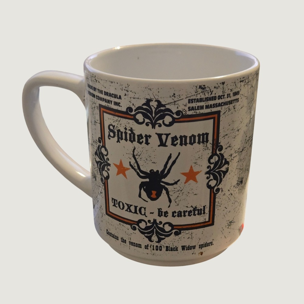 Dracula Venom Co Spider Venom Large Mug Halloween Apothecary Goth